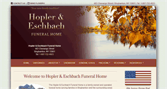 Desktop Screenshot of hefuneralhome.com